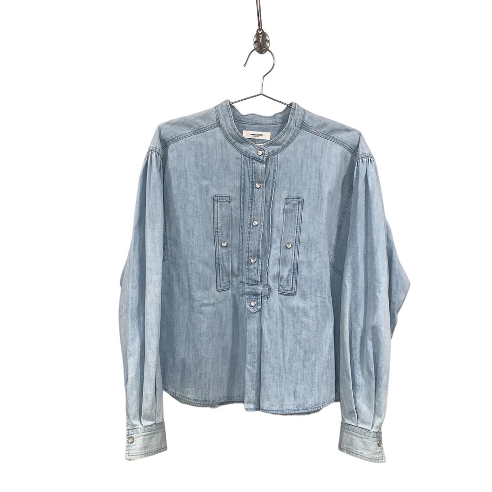 NWOT Isabel Marant Chambray 100% Cotton Western Shirt
